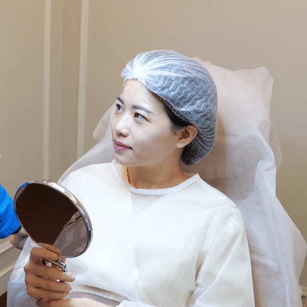 My doctor explaining the whole process before the treatment
